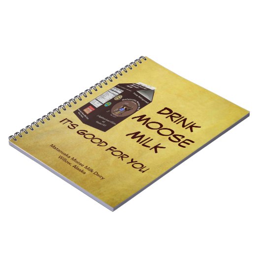 Carnet Lait d'orignal Matanuska (Côté gauche)