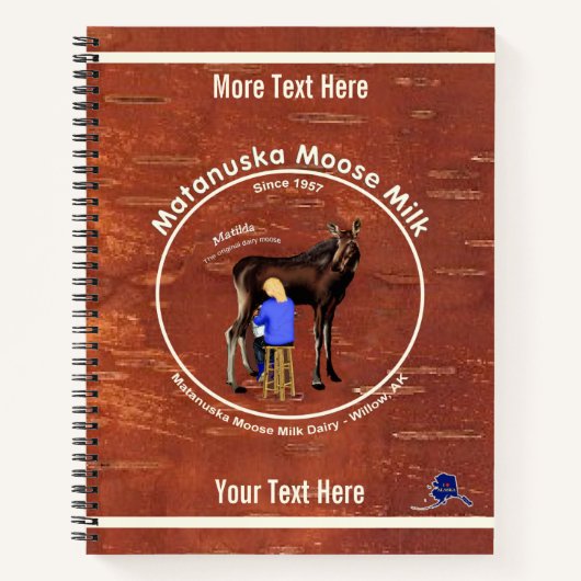 Carnet Lait d'orignal Matanuska (Devant)