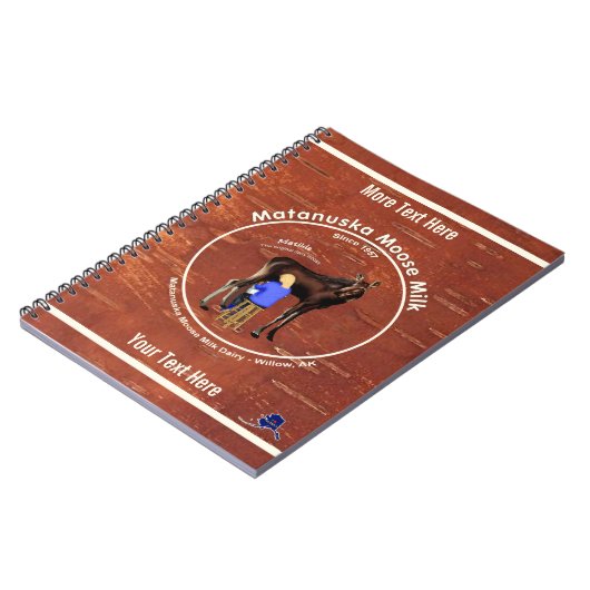 Carnet Lait d'orignal Matanuska (Côté gauche)