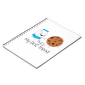 Carnet Lait et biscuits Meilleurs amis BFF Friendship Art (Côté gauche)