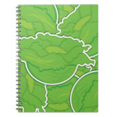 Carnet Laitue funky (Devant)