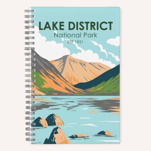 Carnet Lake District National Park Wasdale Head England (Recto)