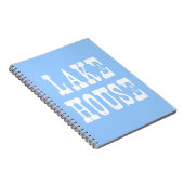 Carnet Lake House Blue (Côté Droit)