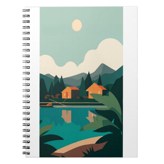 Carnet Lake House Landscape (Devant)