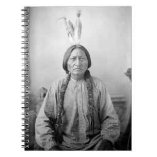 Carnet Lakota Leader assis Bull Amérindien