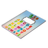 Carnet L'alphabet d'ABC marque avec des lettres la (Côté gauche)