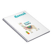 Carnet Lama frais Personnalised de séjour (Côté Droit)