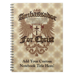 Carnet L'Ambassadeur For le Christ, vers de bible de