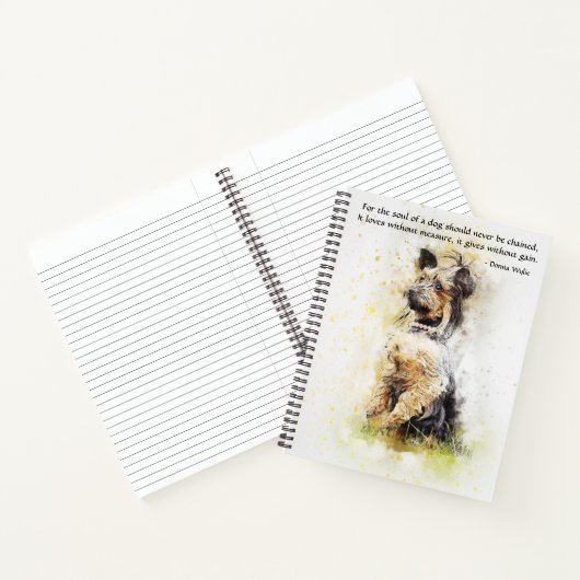 Carnet L'âme d'un chien - Yorkie (Intérieur)