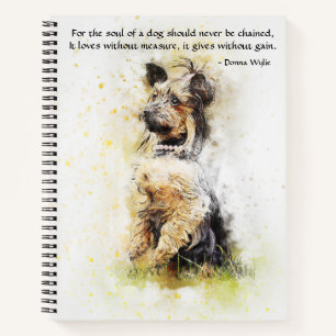 Carnet L'âme d'un chien - Yorkie