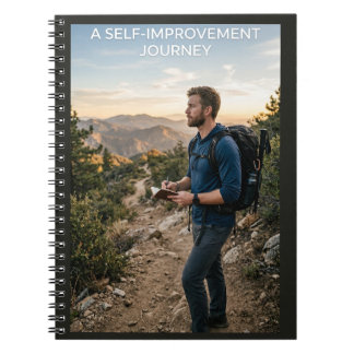 Carnet L'amélioration de soi est un voyage et non une des