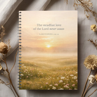 Carnet Lamentations 3:22 Verset Biblique Foi Chrétienne