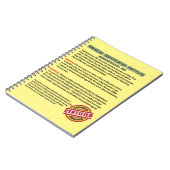 Carnet L'American Certification Institute (Côté gauche)