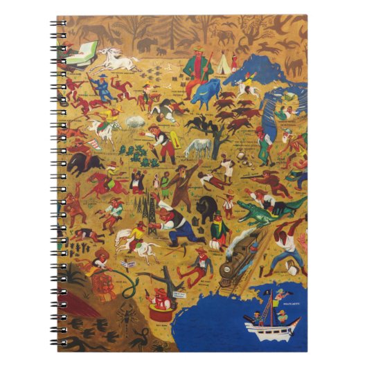 Carnet L'Amérique de William Gropper - Dessin folklorique (Devant)
