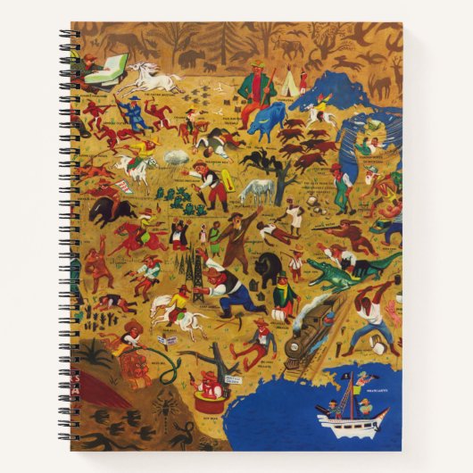 Carnet L'Amérique de William Gropper - Folklore du dessin (Devant)