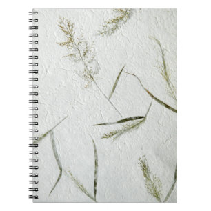 Carnet Lames minces de papier de riz japonais d'herbe