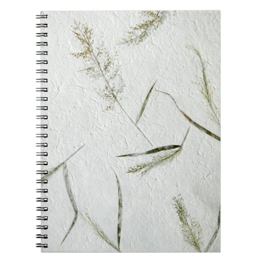 Carnet Lames minces de papier de riz japonais d'herbe (Devant)