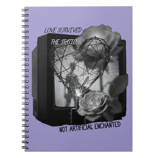 Carnet L'amour a survécu au statique (Devant)