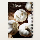 Carnet L'amour de l'ail Recette photographique (Verso)