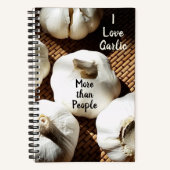 Carnet L'amour de l'ail Recette photographique (Recto)
