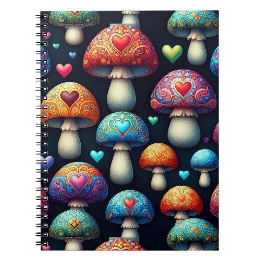 Carnet L'amour des champignons (Devant)
