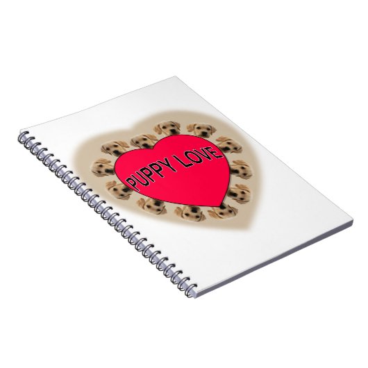 Carnet L'amour des chiots (Côté Droit)