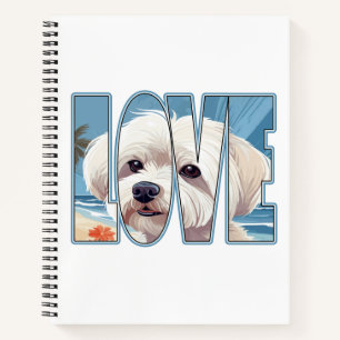 Carnet L'amour du chien maltais
