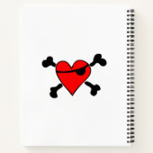 Carnet L'amour d'un pirate (Dos)