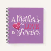 Carnet L'amour d'une mère est toujours une citation | Ord (Devant)