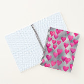 Carnet L'amour en rose et argent (Intérieur)