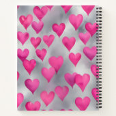 Carnet L'amour en rose et argent (Dos)