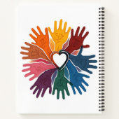 Carnet L'amour entre les humains (Dos)