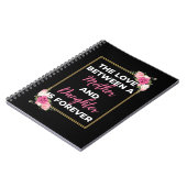 Carnet L'amour entre une mère et une fille est éternel (Côté gauche)