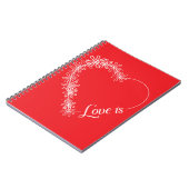 Carnet L'amour est... (Côté gauche)