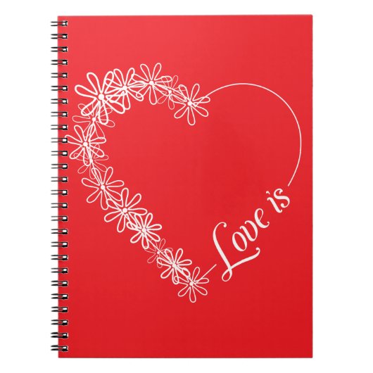 Carnet L'amour est... (Devant)