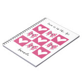 Carnet L'amour est dans le style Coeur du bloc de l'air (Côté gauche)