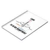 Carnet L'amour est dans mon coeur ECG EKG Electrocardiogr (Côté gauche)