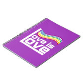 Carnet L'amour est l'amour (Côté gauche)