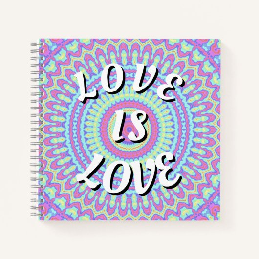 Carnet L'amour est l'amour Fierté (Devant)