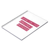 Carnet L'Amour Est Le Plus Grand Revenge (Côté gauche)