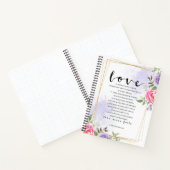 Carnet L'amour est patient, l'amour est gentil (Intérieur)