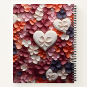 Carnet L'amour fleurit dans les coeurs (Dos)