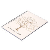 Carnet L'amour grandit sur les cœurs d'arbres (Côté gauche)