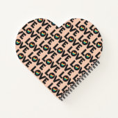 Carnet L'amour n'est jamais mal arc-en-ciel le mois de la (Dos)