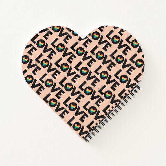 Carnet L'amour n'est jamais mal arc-en-ciel le mois de la (Dos)