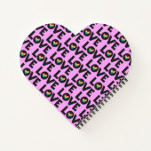 Carnet L'amour n'est jamais mal arc-en-ciel LGBTQ mois de (Dos)