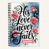 Carnet L'amour personnalisé n'échoue jamais Christian Jou (Recto)