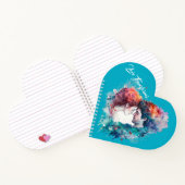 Carnet L'amour transforme le coeur en forme (Intérieur)