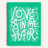 Carnet L'Amour Vert Est Dans Les Cheveux (Devant)