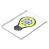 Carnet Lampe et engrenage (Côté gauche)